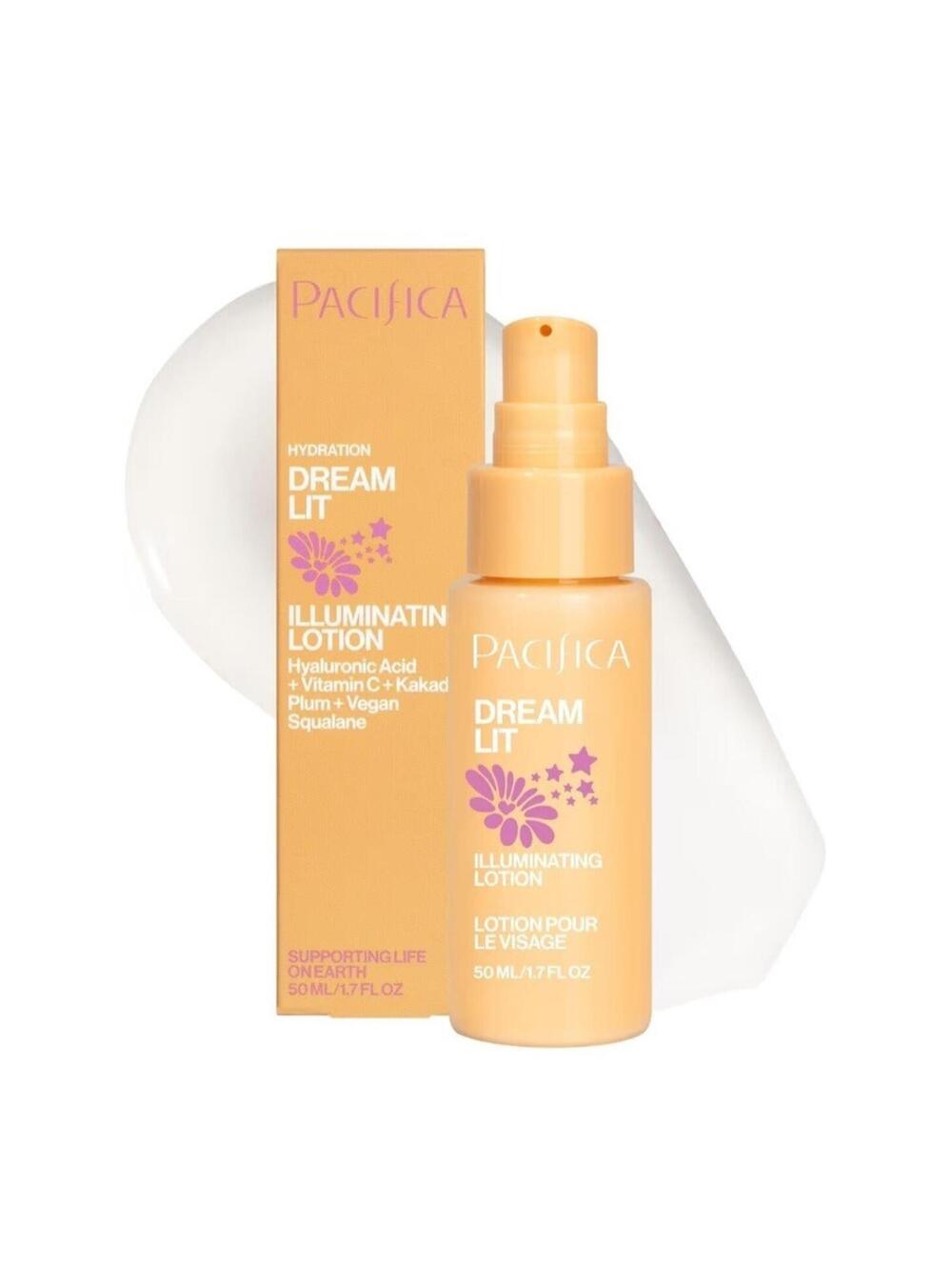 PACIFICA Dreamlit Illuminating Facial Lotion NIB 1.7 oz